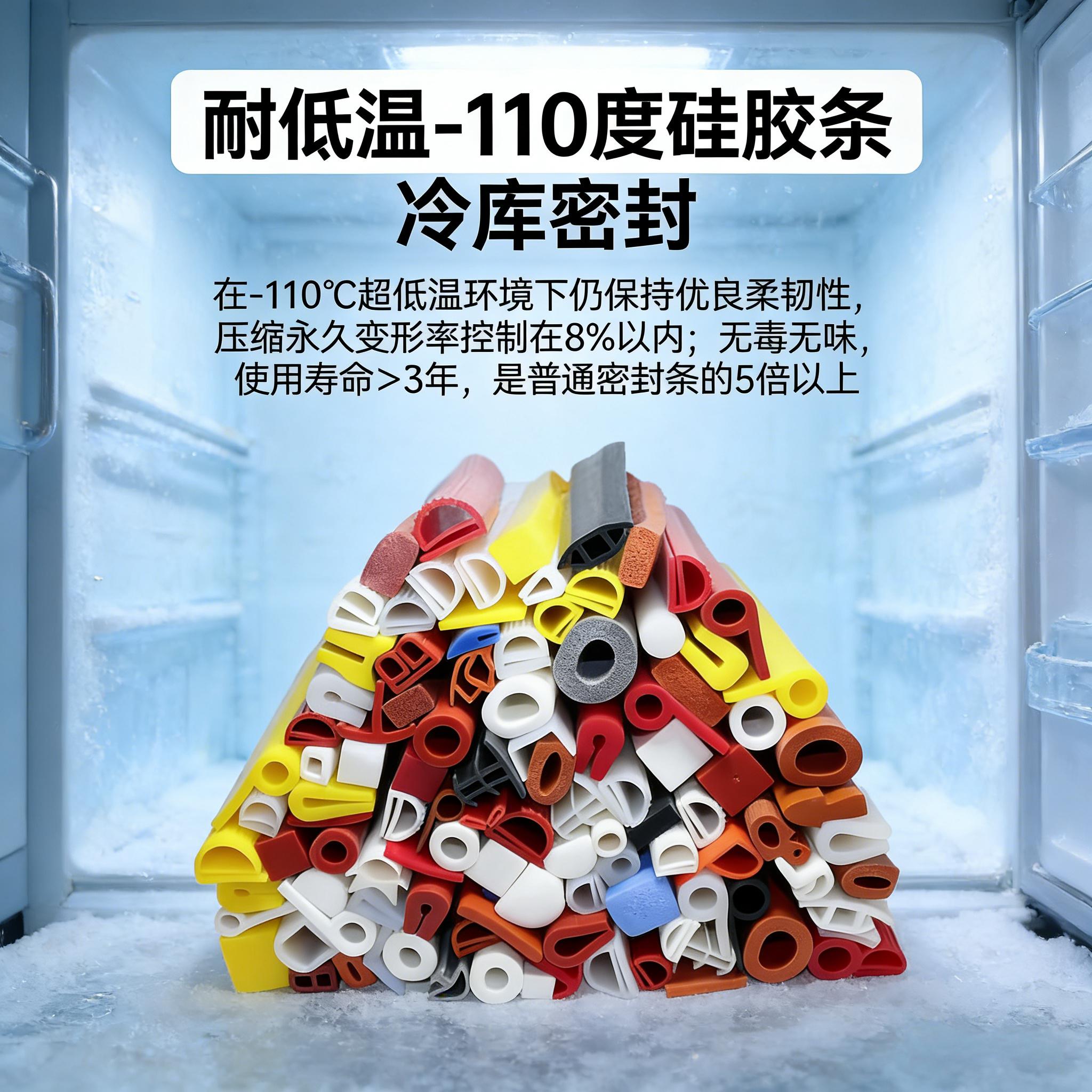 耐低温硅胶条