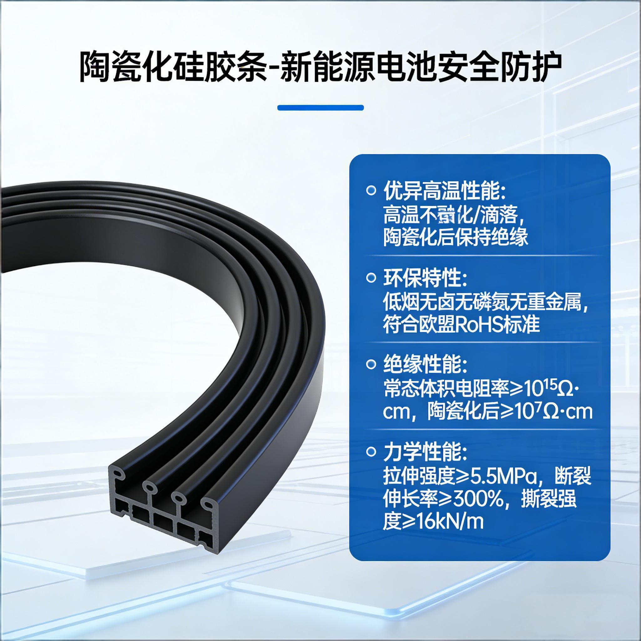 陶瓷化硅胶条